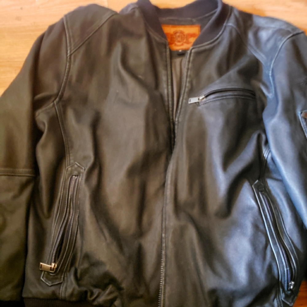 Men's leather jacket